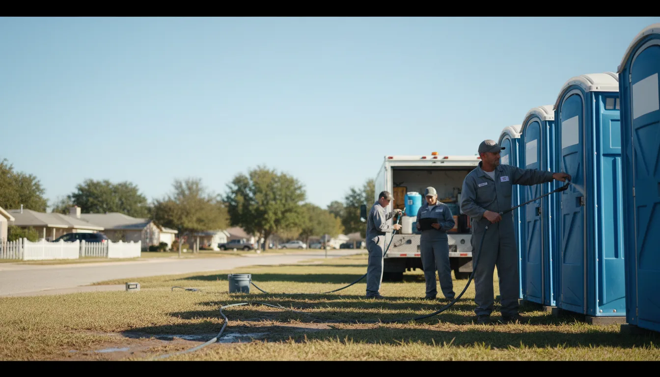 Long-Term Portable Toilet Rental in Sherrill, IA near me